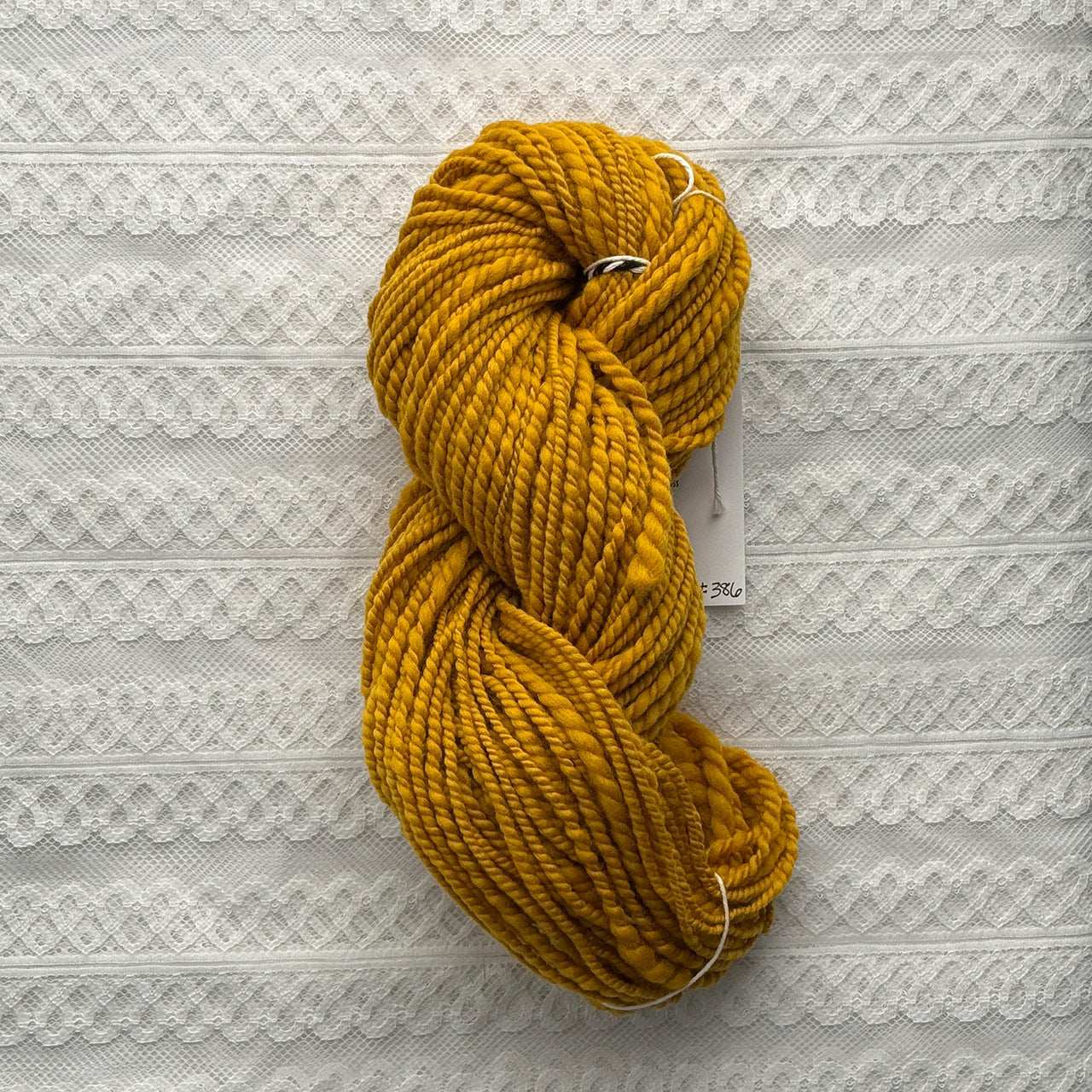 Mustard Bulky Merino Yarn #386