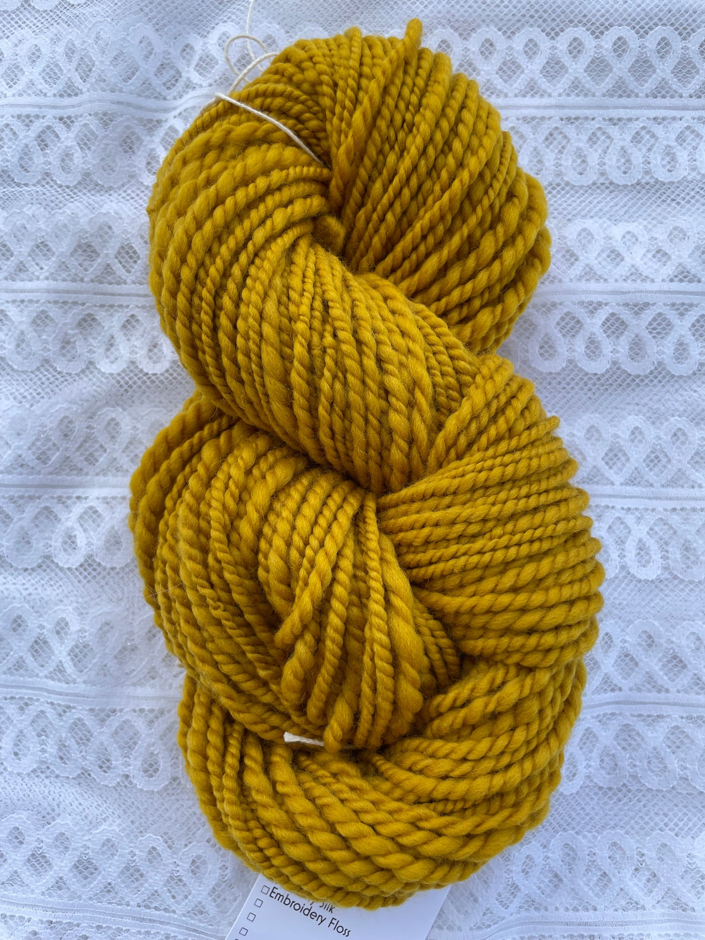 Mustard Bulky Merino Yarn #386