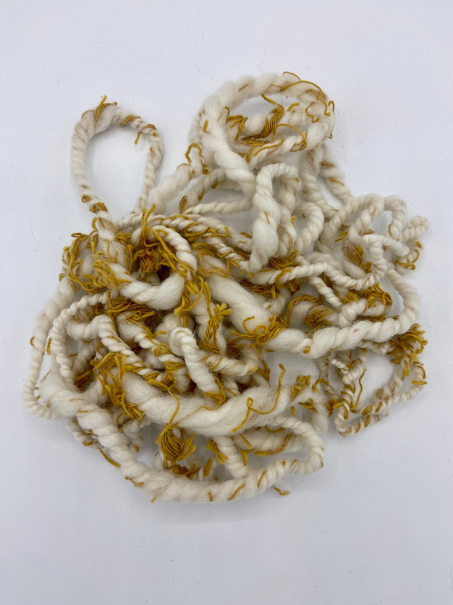 Mustard Scrap Yarn Mini Skein