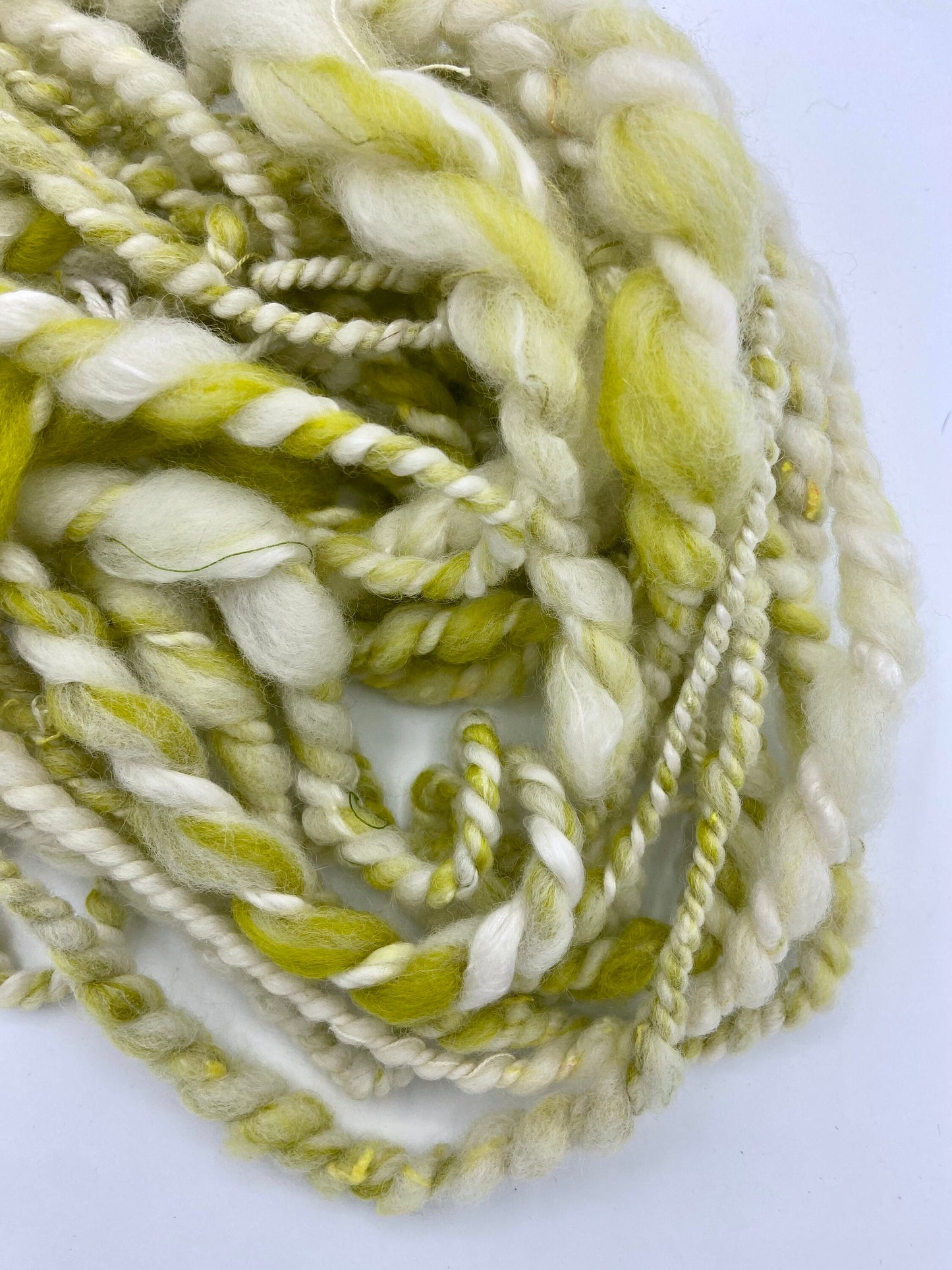 Chartreuse Swirl Art Yarn #131