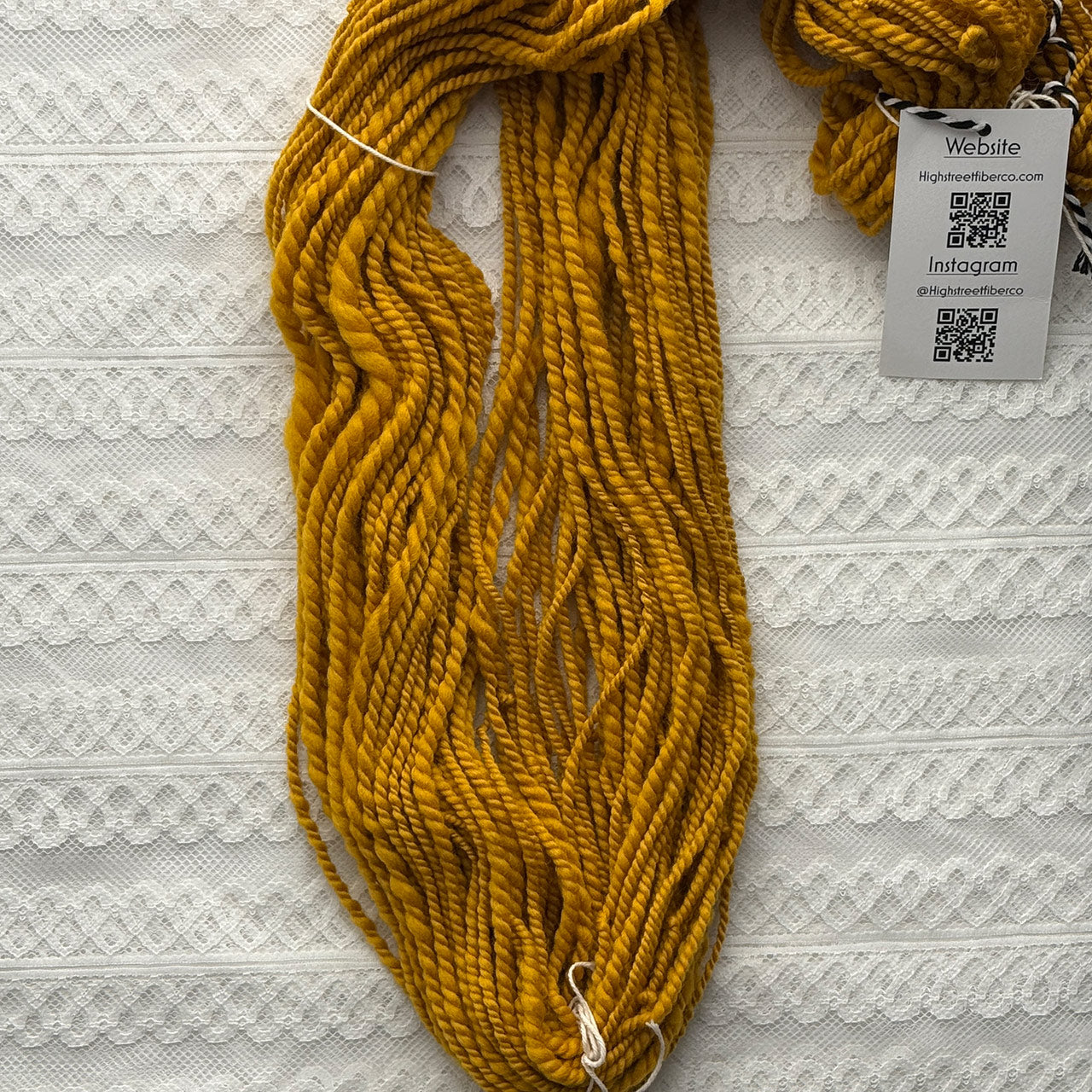 Mustard Bulky Merino Yarn #386
