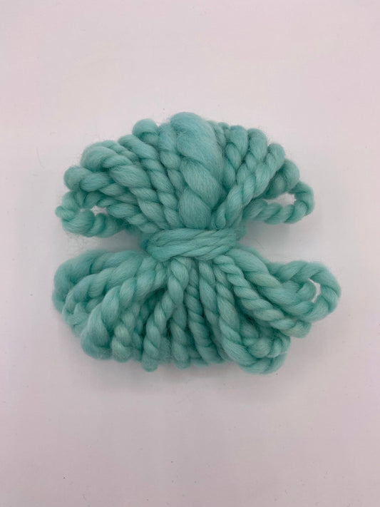 Bulky Seafoam Yarn Mini Skein