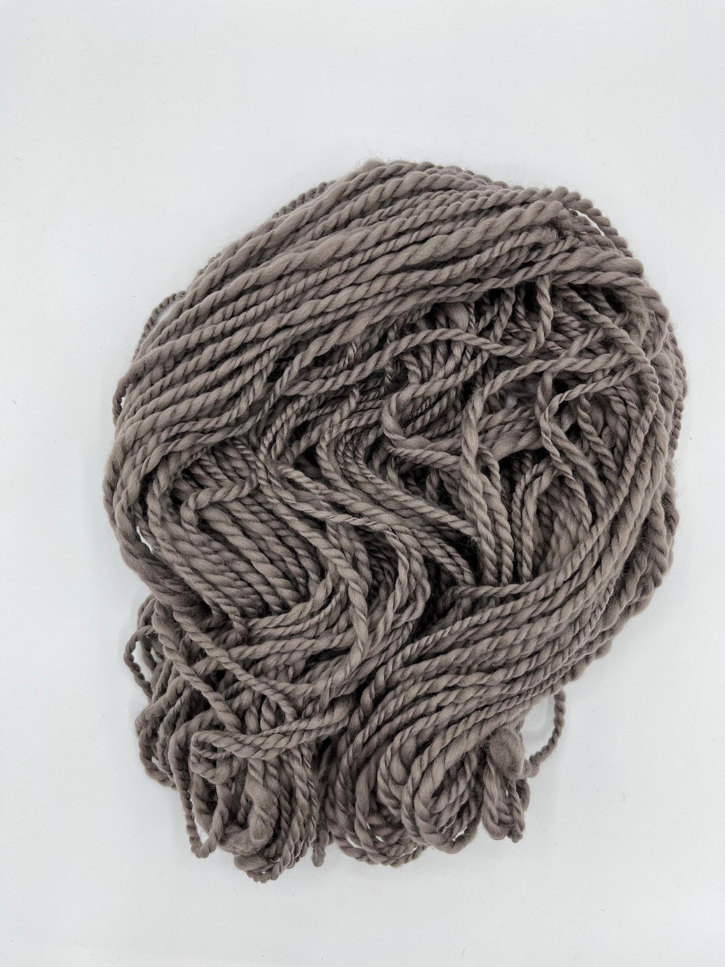 Gray Handspun Merino Yarn